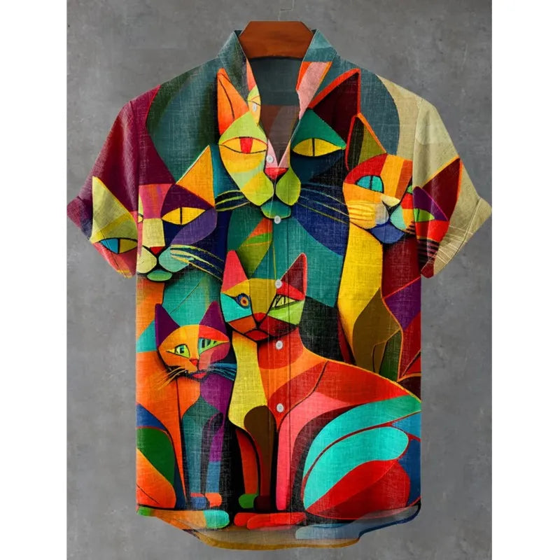 🏝️ The Global 3D Import Masterpiece: Premium Men's Casual Hawaiian Shirt – High-Definition 3D Graphic Print, Ultra-Comfort Single-Breasted Camisa De Hombre, and Affordable Luxury Styling (Cosas Baratas)