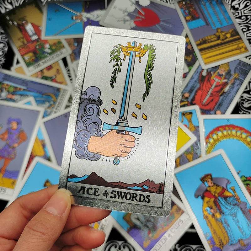 Rose Gold Tarot Deck with Gold Foil - Deluxe Edition