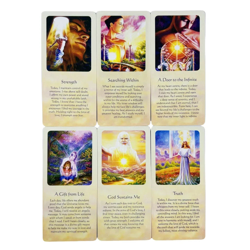 ✨ Messages of Life Oracle Cards - 54-Card English Divination Deck for Affirmations & Party Games | Elevate Your Spirit & Guide Your Day