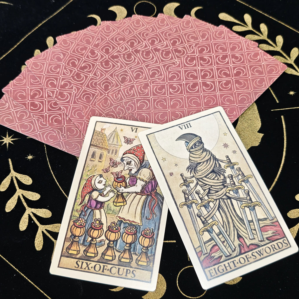 🌜 Trionfi della Luna Tarot Deck – 78 Cards English Version Marseille-Style Beginner Friendly Unique Art by Patrick Valenza 12 x 7 cm Guidebook Included