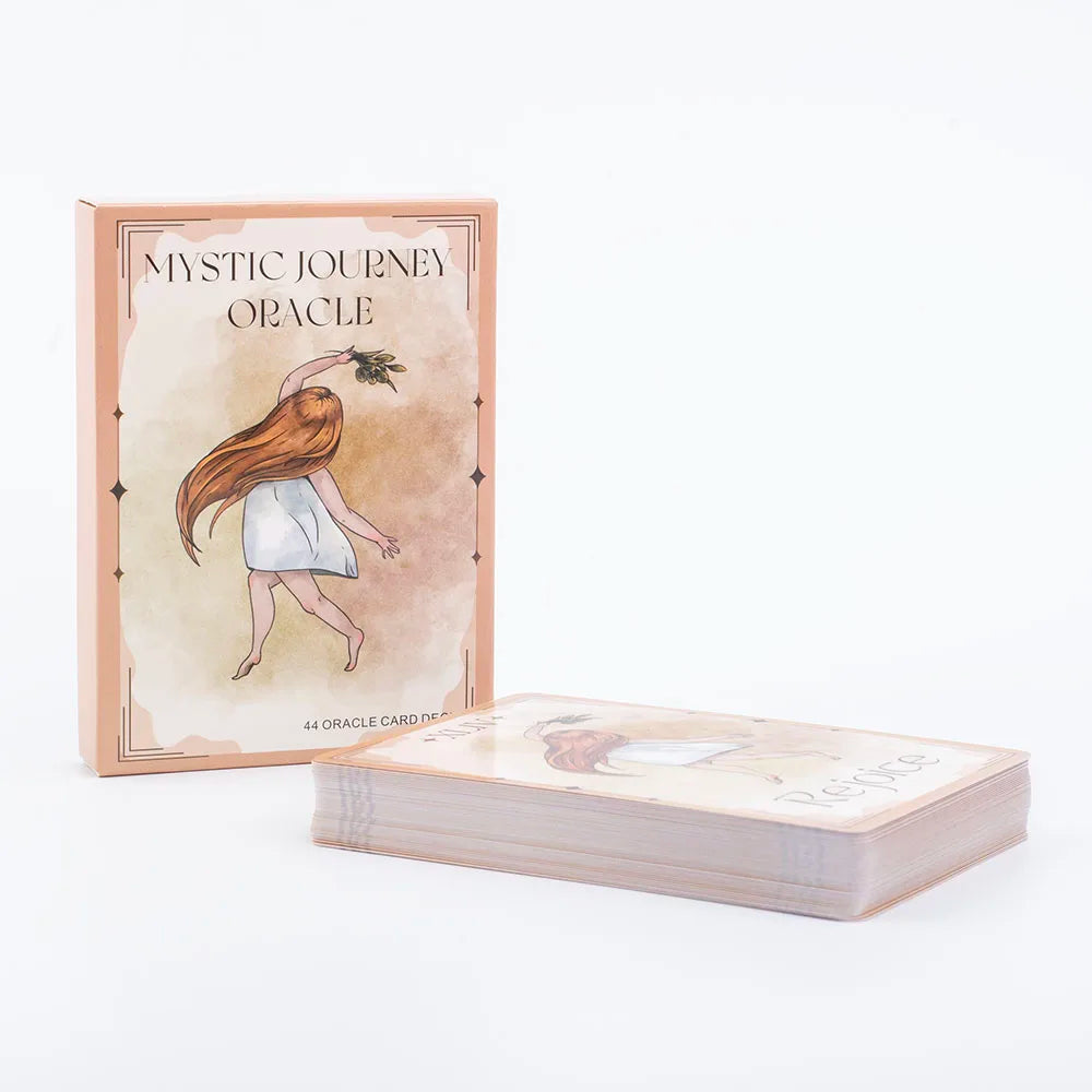 🎴 Mystic Journey Oracle Deck – 44-Card English Edition for Intuitive Guidance, Meditation, and Entertaining Family Play