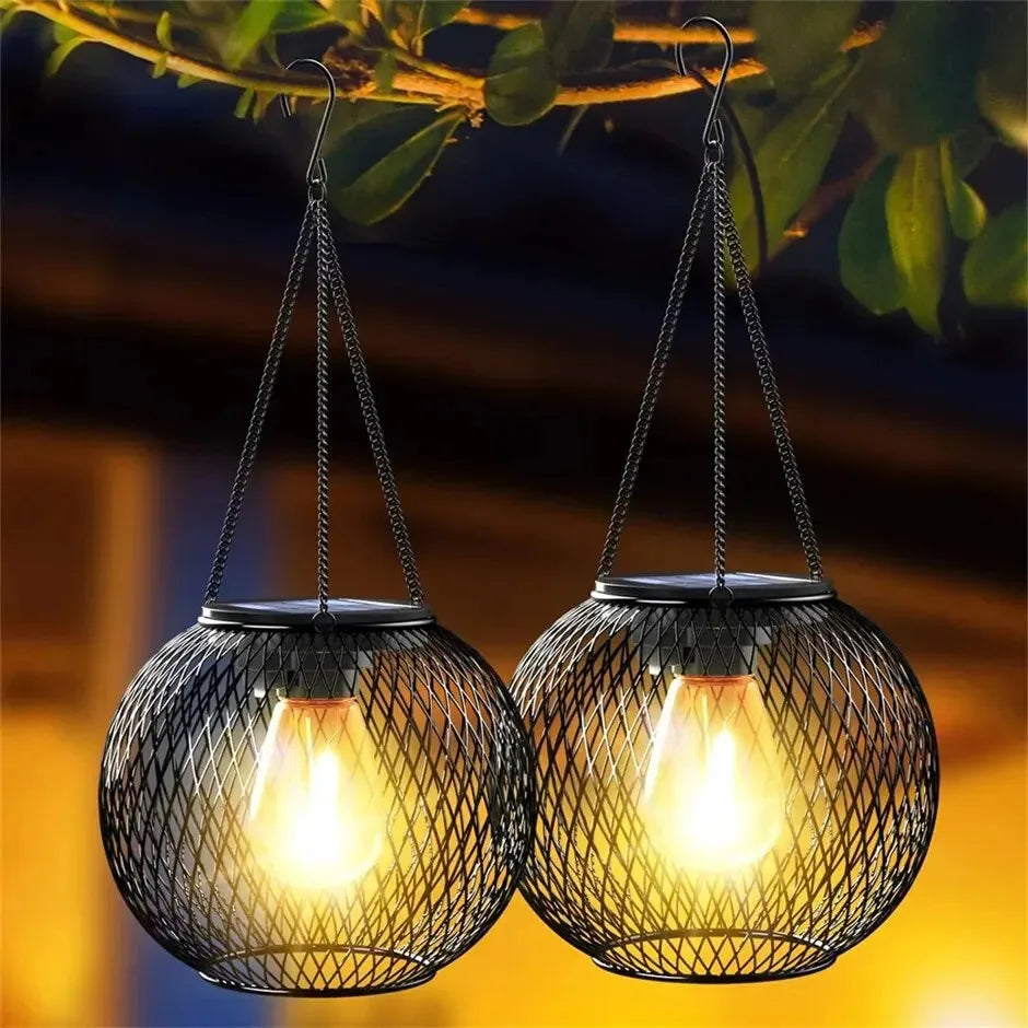 🌞 Solar Lantern Outdoor by Ortiny – Upgraded Waterproof Hanging Solar Light for Garden & Patio Décor | Free Shipping
