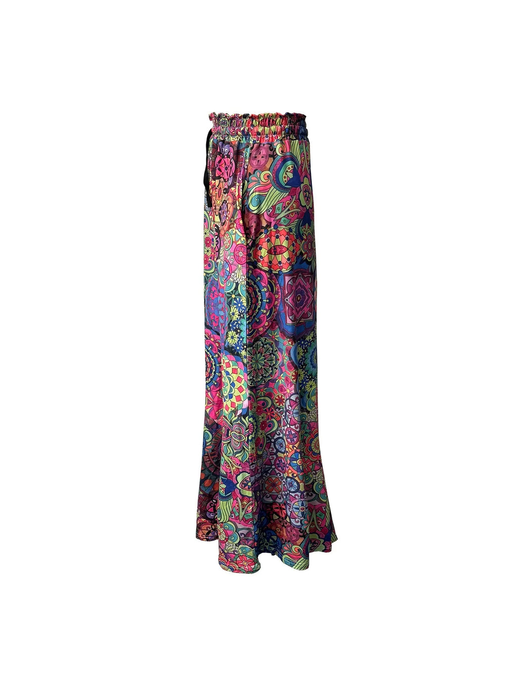 🌟 Wish Spring/Summer New Bohemian Women's Loose 3D Digital Printed High Waist Skirt﻿