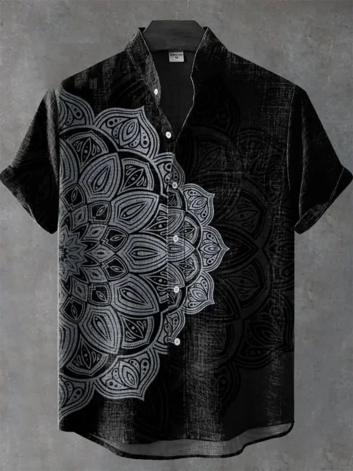🏙️ The Urban Vintage Masterpiece: Premium Men's Casual Short-Sleeve Shirt – High-Definition Retro Graphic Print, Ultra-Breathable City-Luxe Fabric, and Modern-Fit Fashion Silhouette (Fast Delivery Edition)