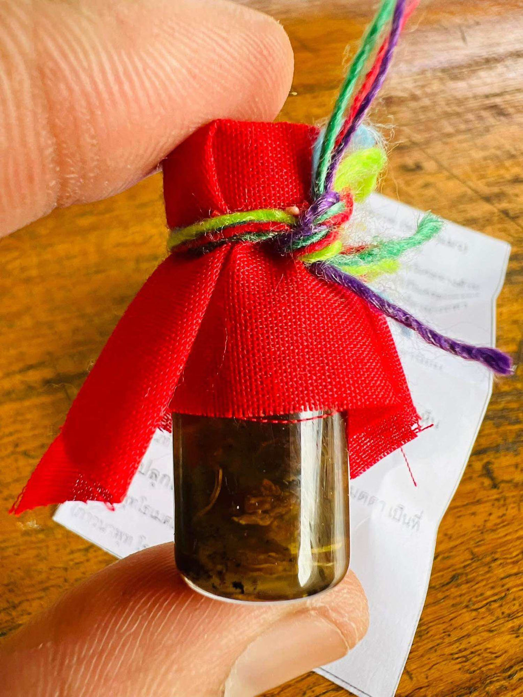 Vilarsawat Sacred Charm Oil - Maha Saneh Love Attractor for Fortune and Spiritual Protection