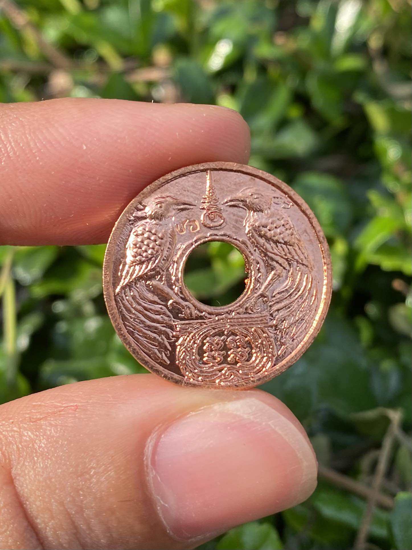 🕊️ Sarika Fortune Coin – “Phok Sap” Wallet Talisman for Attraction, Wealth & Abundance