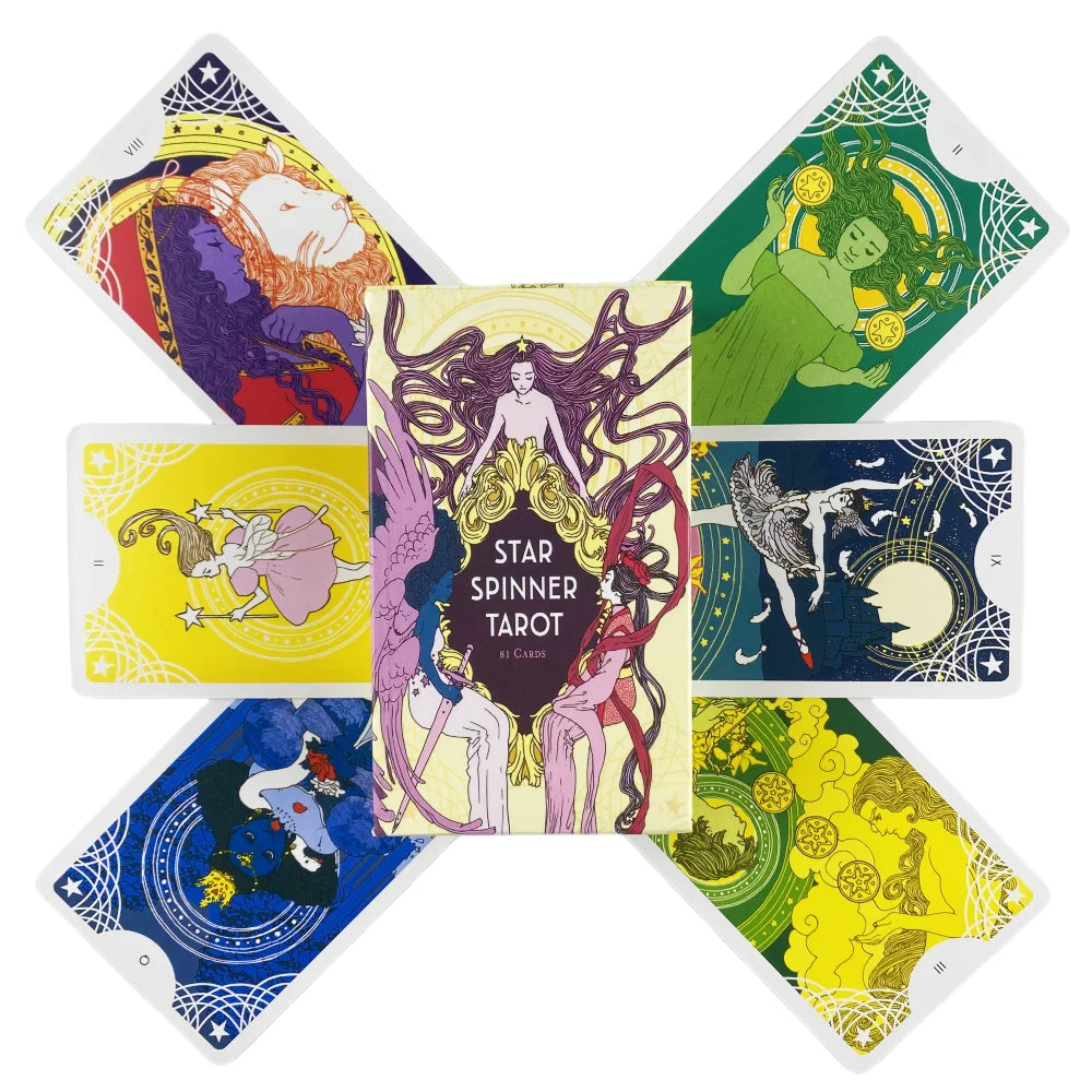 🎲 Star Spinner Tarot – Complete 78-Card Deck Featuring Inclusive, Diverse Artwork for Fun and Insightful Tarot Play