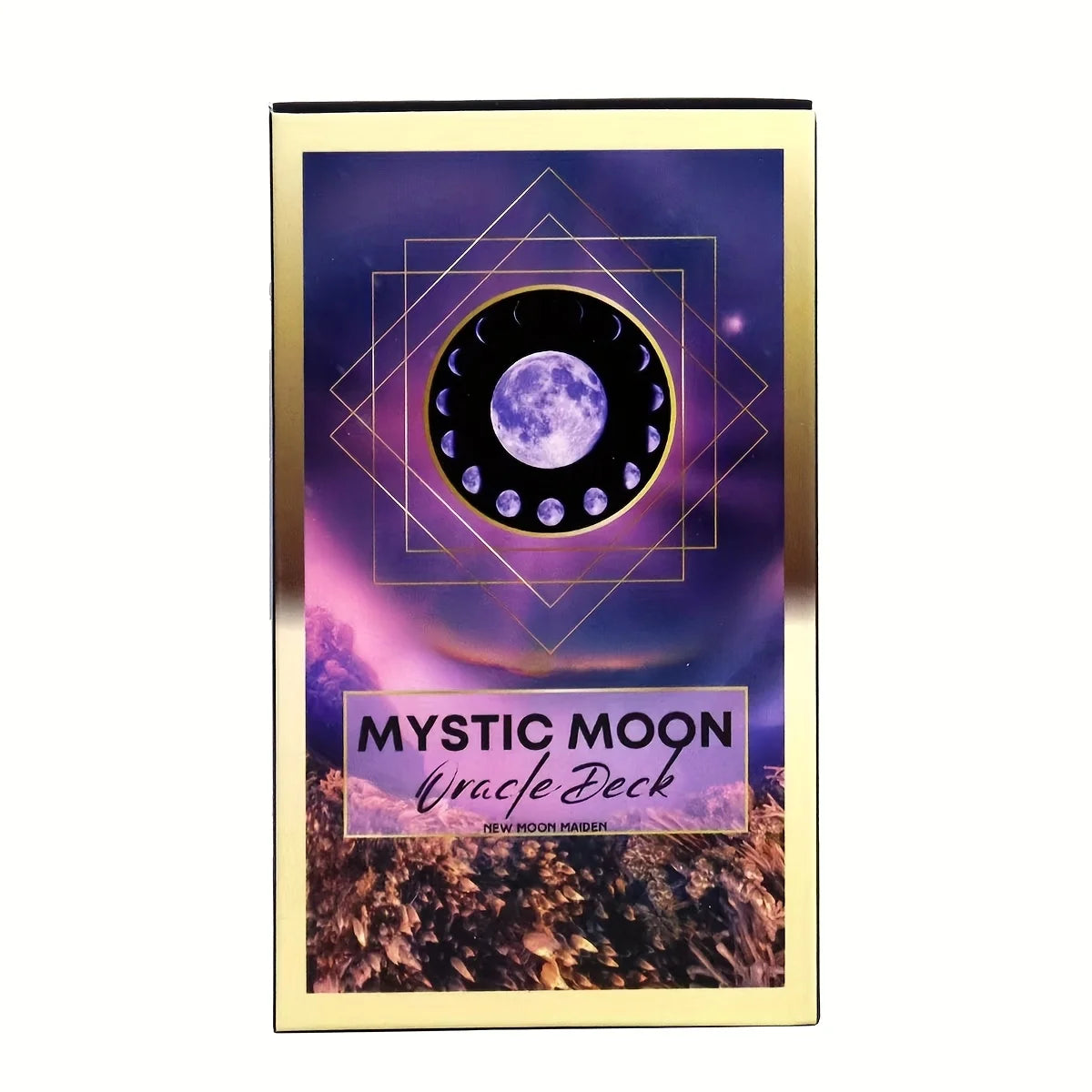 Mysterious Moon Tarot – 78 Cards Featuring Moon & Mountain with Guidebook, Moon Phase & Zodiac Interpretations