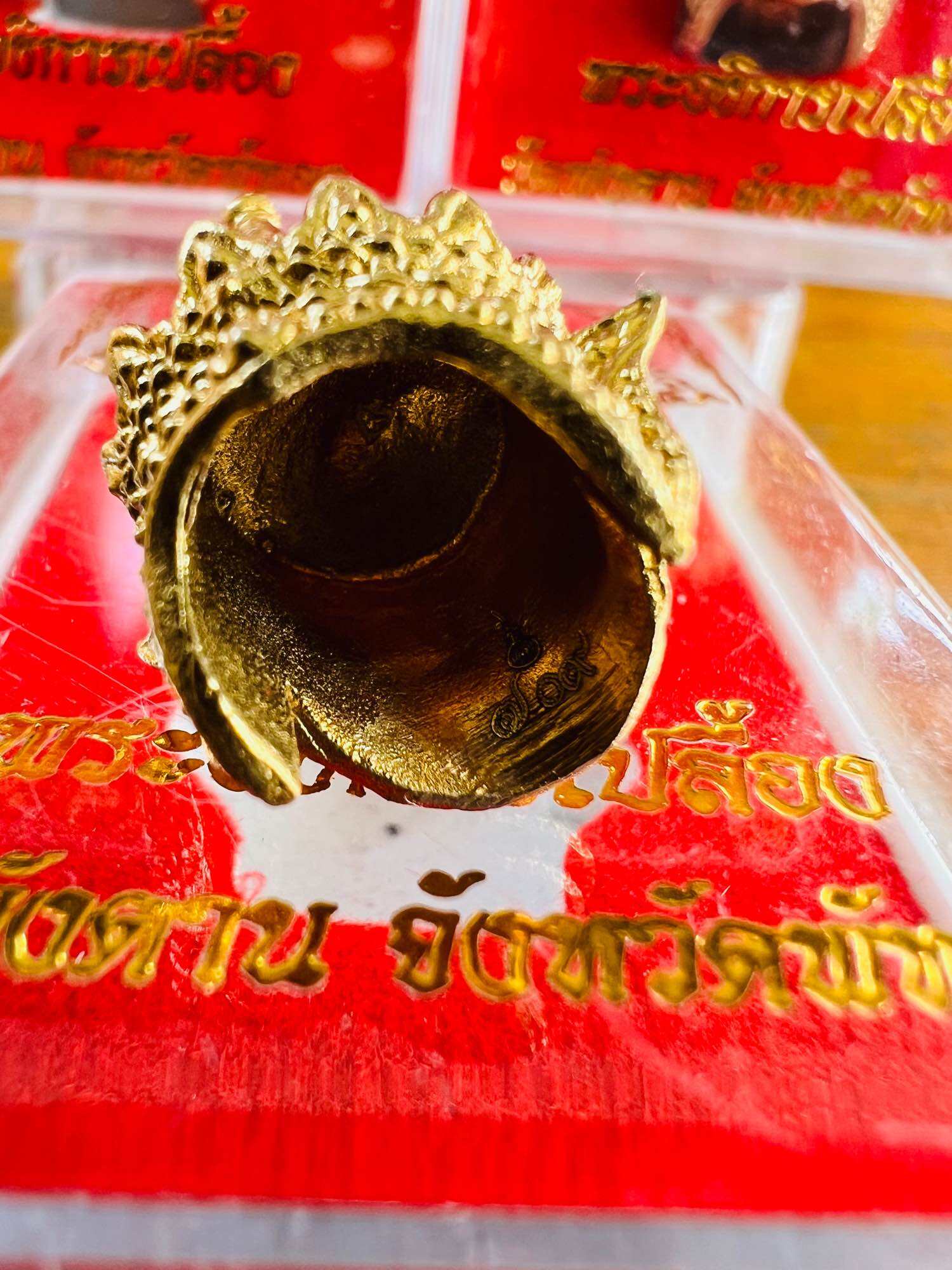 Terid Manorah Monk Pendant - Master Edition Small Pendant in Divine Gold Alloy