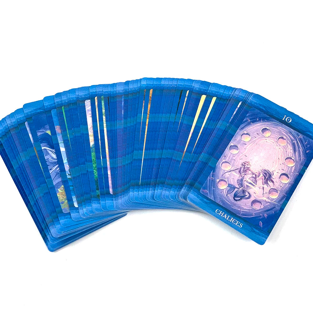 🧜‍♀️ Tarot of Mermaids Deck – 78 Cards | Classic Rider-Waite Design | Family & Party Tarot Game | Beginner Friendly | Divination & Meditation Deck