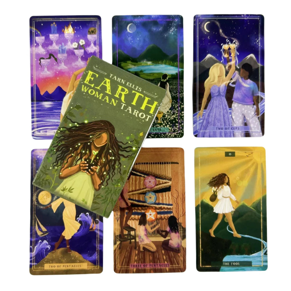 Earth Woman Tarot – 78-Card Deck for Feminine Power, Personal Use & Divination