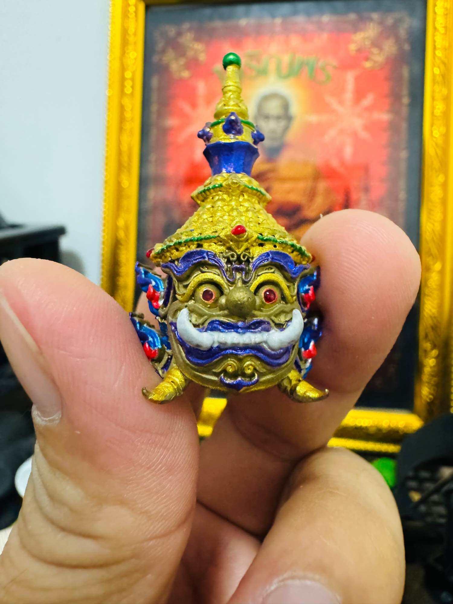 Exclusive Puthtisilp Sacred Relic with Deva Head - Kuwanon Ariyatrap Blessed by Luang Pho Phat, Wat Huay Duan Nakhon Sawan Default Title