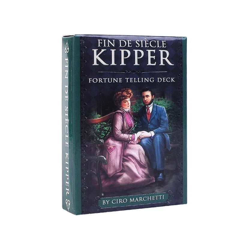 Fin Sieve Kipper Tarot Cards – English Version, 53-Card Oracle Deck for Divination, Family Party & Board Games