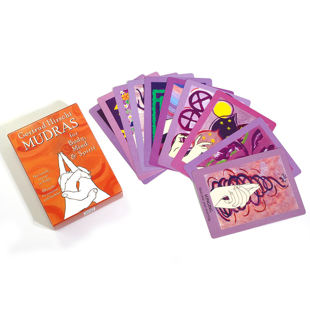🕉️ Mudras For Body, Mind, and Spirit – 68-Card Yoga Practice Tarot Oracle Deck with PDF Guidebook | Holistic Healing & Meditation Tool | Free Shipping