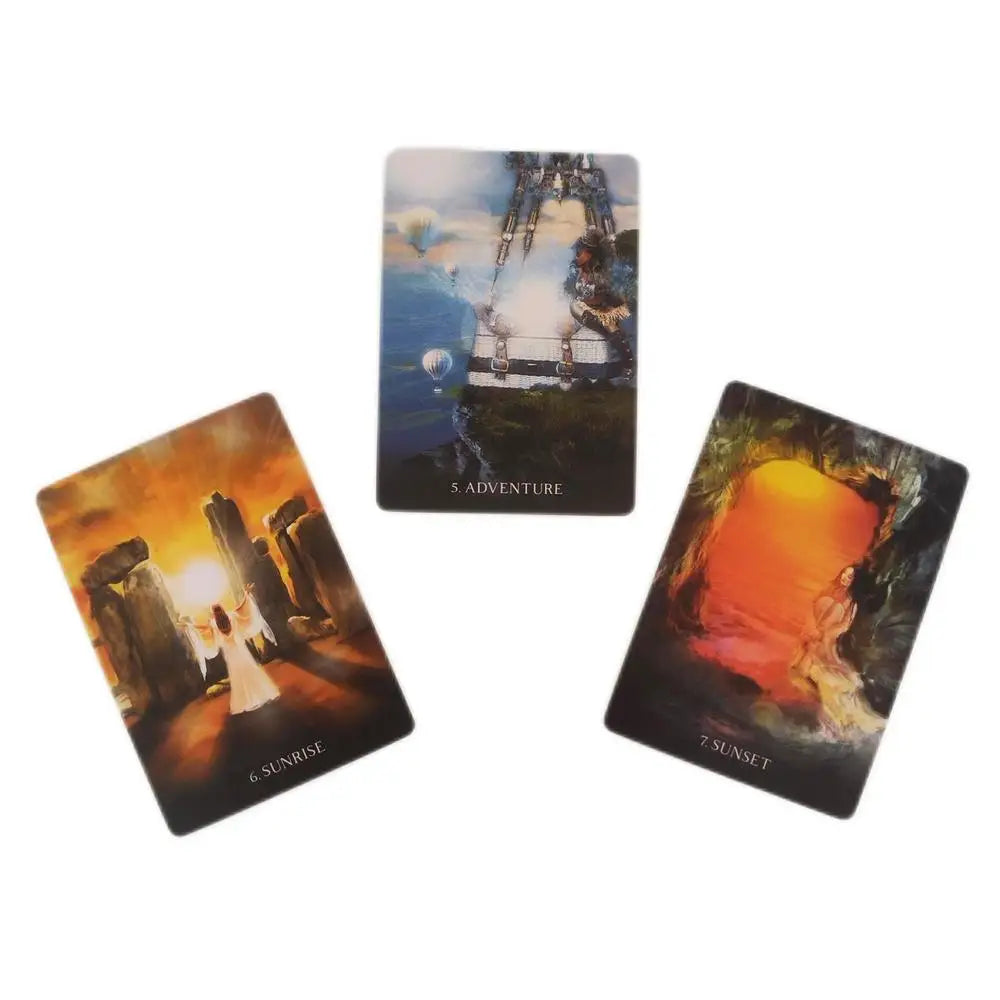 The Oracle Of Portals – 78-Card Tarot Deck for Fate Divination, Beginners & Family Party Board Games