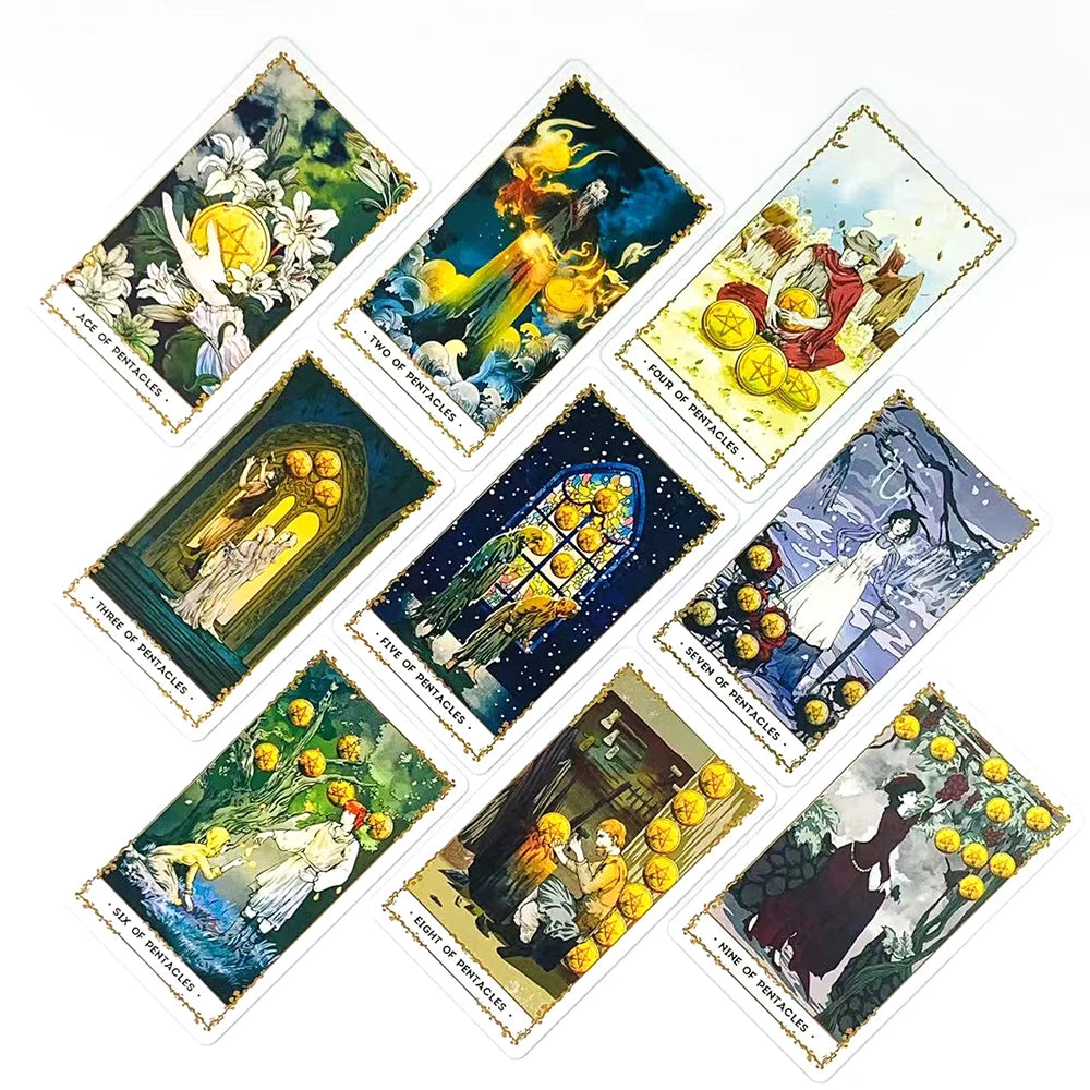 🔥 Hot-selling Tarot Cards | English Version Mysterious Divination Card Game – Fun Holiday Party Game for Family & Friends