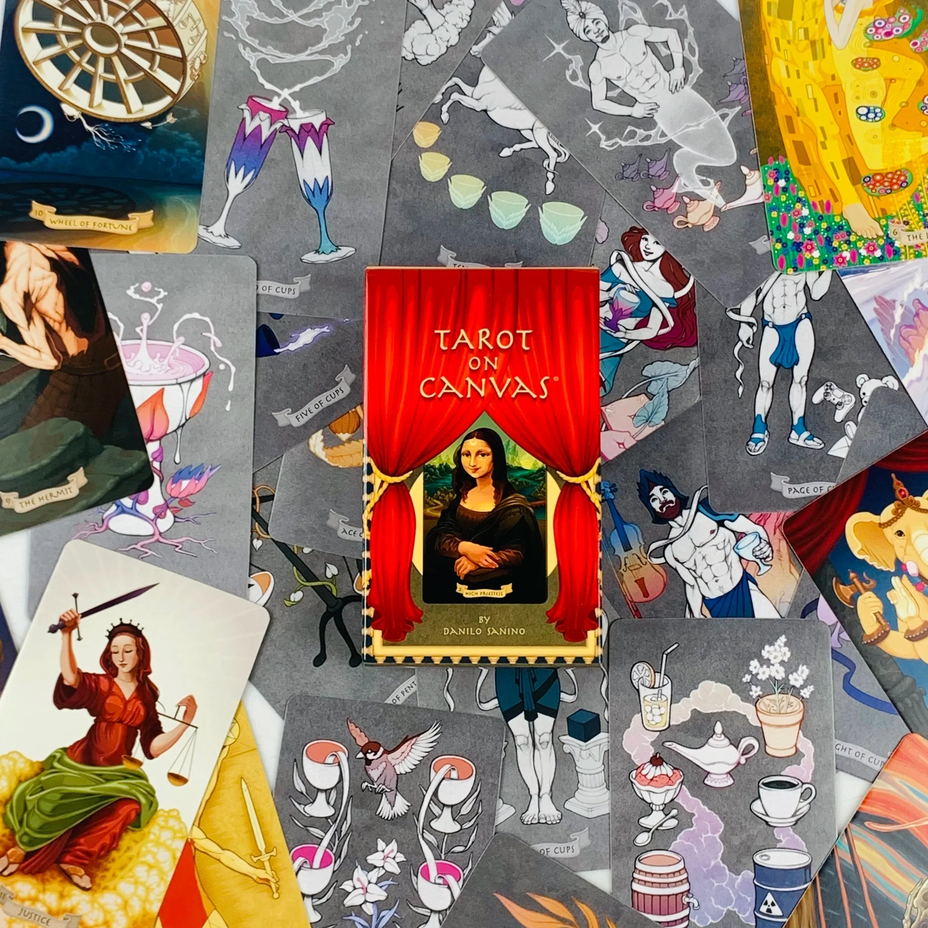 Tarot Cards Deck 78-Piece for Divination & Party Fun - Experience a Virtual Museum