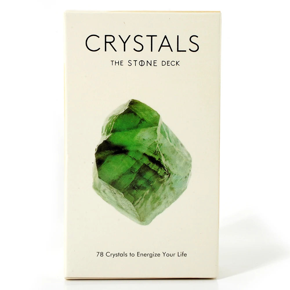 Crystals The Stone Deck – 78 Cards for Healing, Mindfulness & Energy Balancing