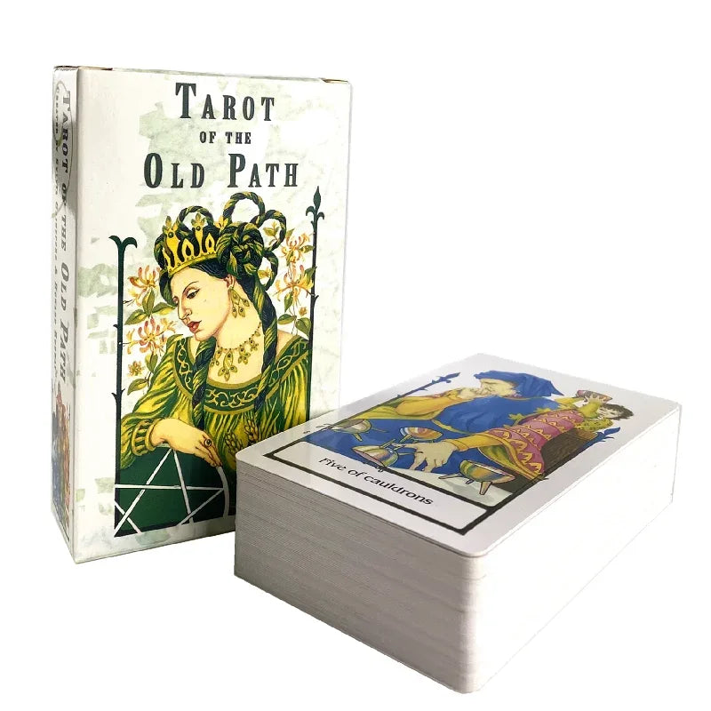 🌿 Tarot of the Old Path Deck – 78 Cards | English Edition | Traditional & Insightful Divination | Family Party Board Game | Beginner Friendly