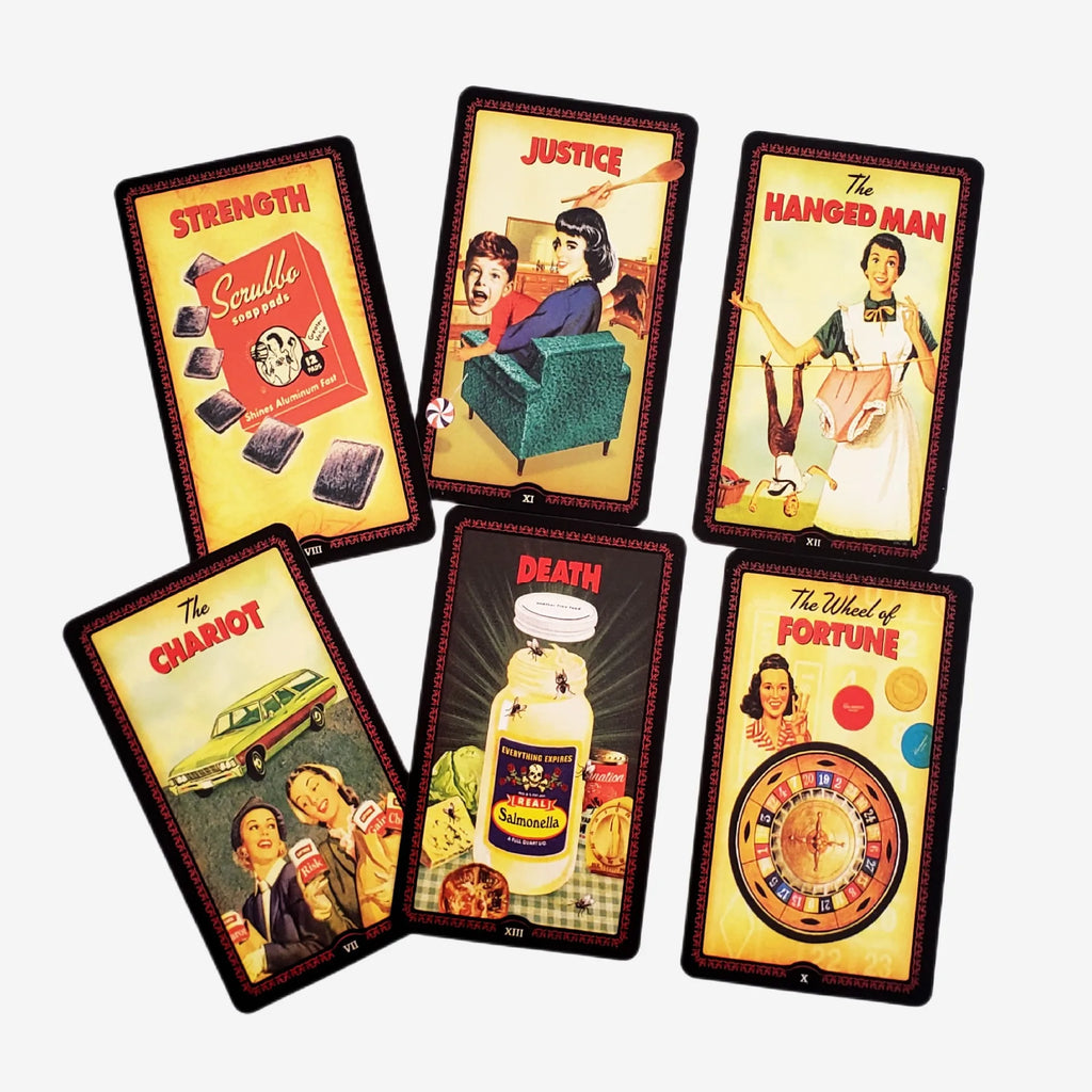 The Housewives Tarot Cards – 78-Card English Edition Divination Deck for Family Parties and Board Games