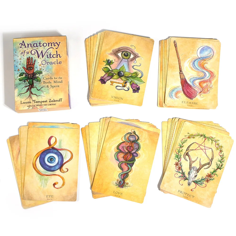 🕉️ Mudras For Body, Mind, and Spirit – 68-Card Yoga Practice Tarot Oracle Deck with PDF Guidebook | Holistic Healing & Meditation Tool | Free Shipping