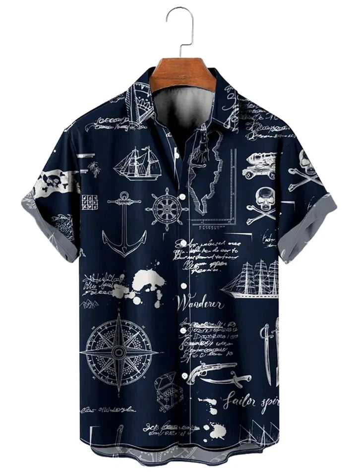 🏝️ The Island-Luxe 3D Masterpiece: Premium Men’s Hawaiian Shirt (S-6XL) – High-Definition 3D Digital Print, Ultra-Breathable Performance Fabric, and Sophisticated Plus-Size Casual Silhouette