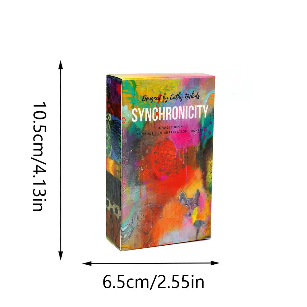 Synchronicity Oracle Deck – 78 Cards for Tarot Learning, Fortune Telling & Divination Tools for All Skill Levels