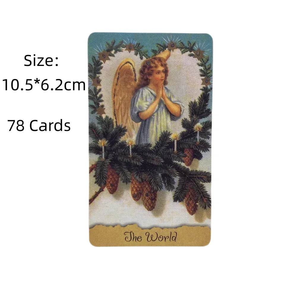 Granny’s Postcards Tarot – 78-Card English Deck by Mykola Taradaiko, Vintage Postcard-Inspired Divination Set for Family Board Games & Collectors
