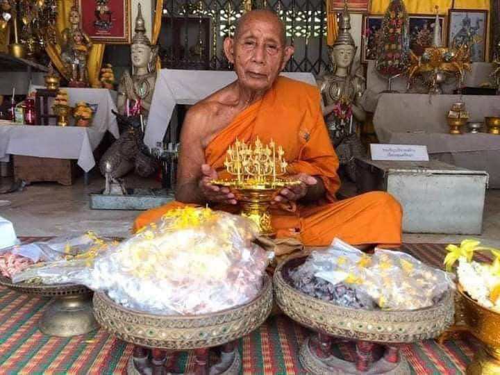 Terid Manorah Monk Pendant - Master Edition Small Pendant in Divine Gold Alloy