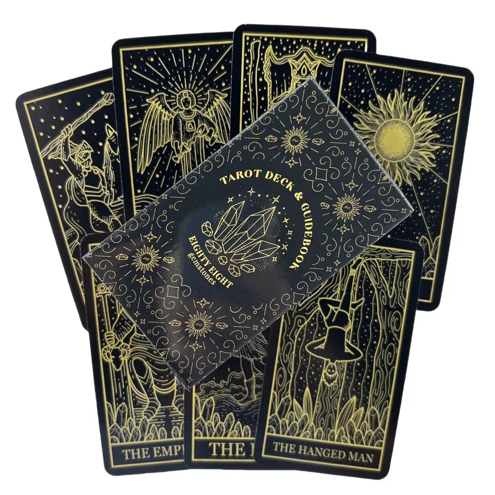 Eighty Eight Games Tarot Deck – Complete 78-Card Oracle Set for Beginners and Family Board Game Divination TT398