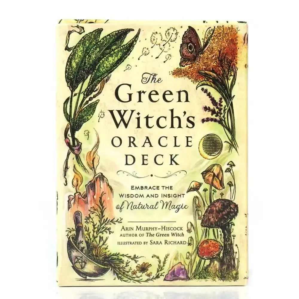Wise Witch Oracle Deck – 20-Card English Deck (12x7 cm) for Learning Fortune Telling, Divination Methods, and Party Board Games