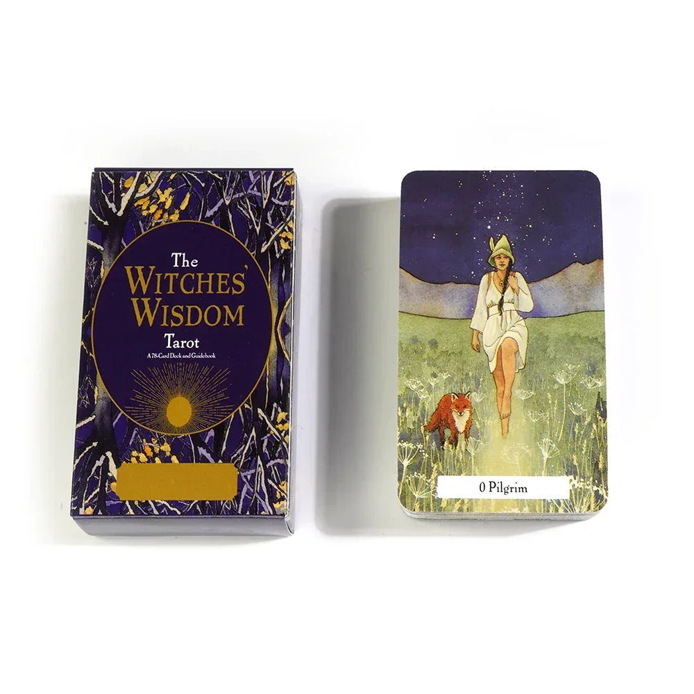🌿 The Witches’ Wisdom Tarot Deck – 78 Cards with Guidebook | Family Party Board Game Edition