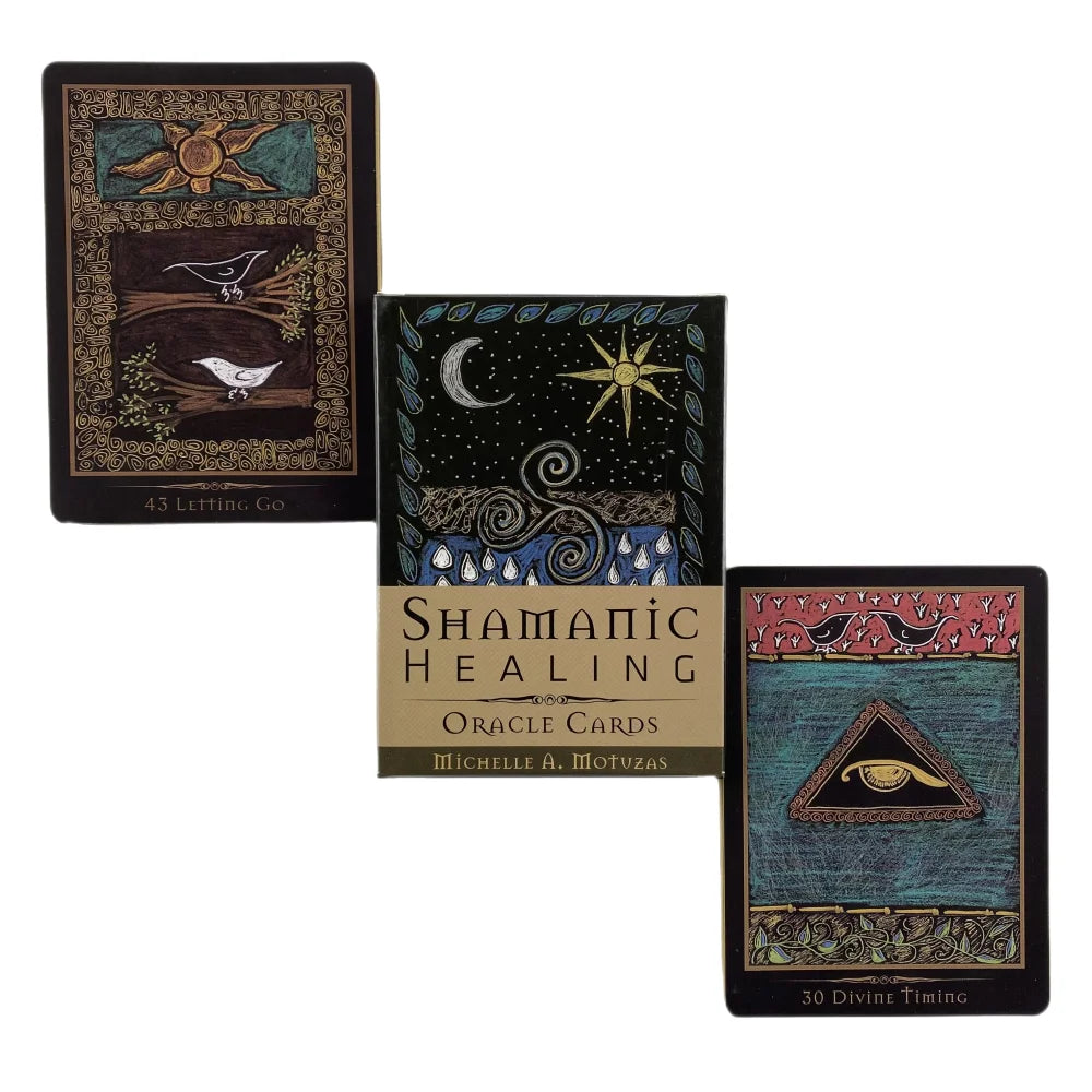✨ Shamanic Oracle Deck – 44-Card Set Featuring Ancient Symbols for Healing, Insight, and Social Entertainment