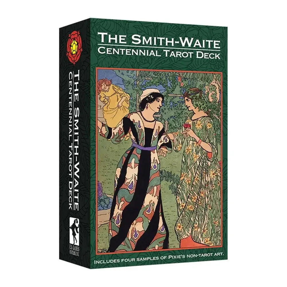 🃏 Smith-Waite Centennial Tarot Deck – Classic 78 Cards with Bonus Artwork | Portable Tin Box | Authentic Rider-Waite Reproduction