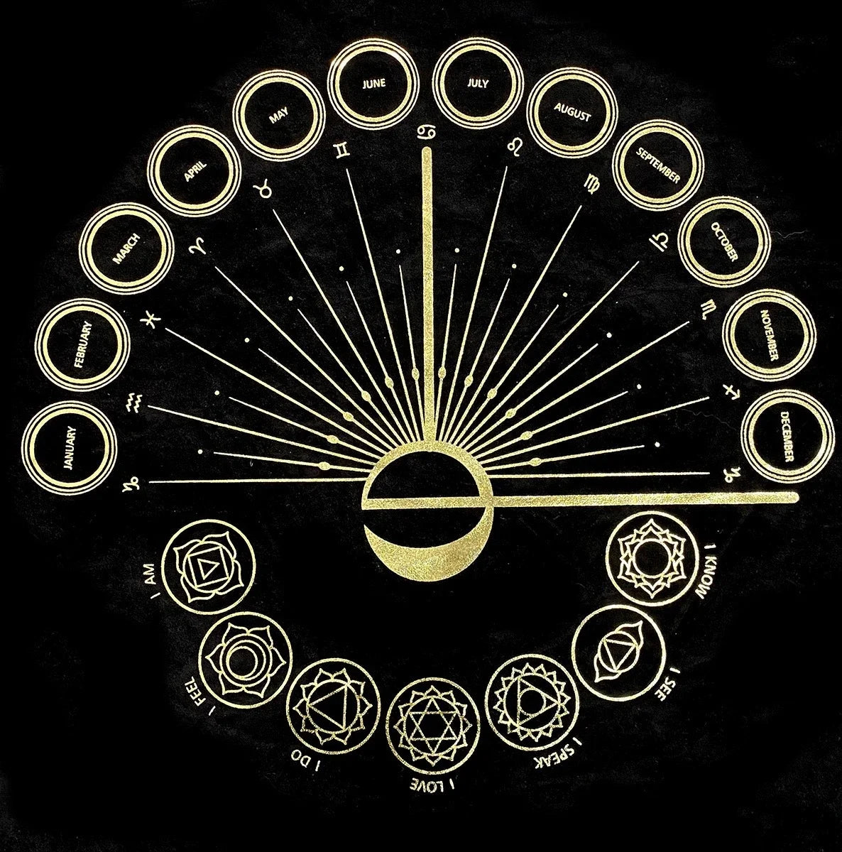 🃏 Mandala Tree of Life Tarot Tablecloth – Sea Velvet Square Butterfly Altar Cloth for Tarot Readings, Terrace Dining & Multi-Purpose Mystic Decor 049