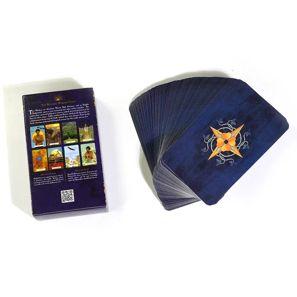 🌿 The Witches’ Wisdom Tarot Deck – 78 Cards with Guidebook | Family Party Board Game Edition