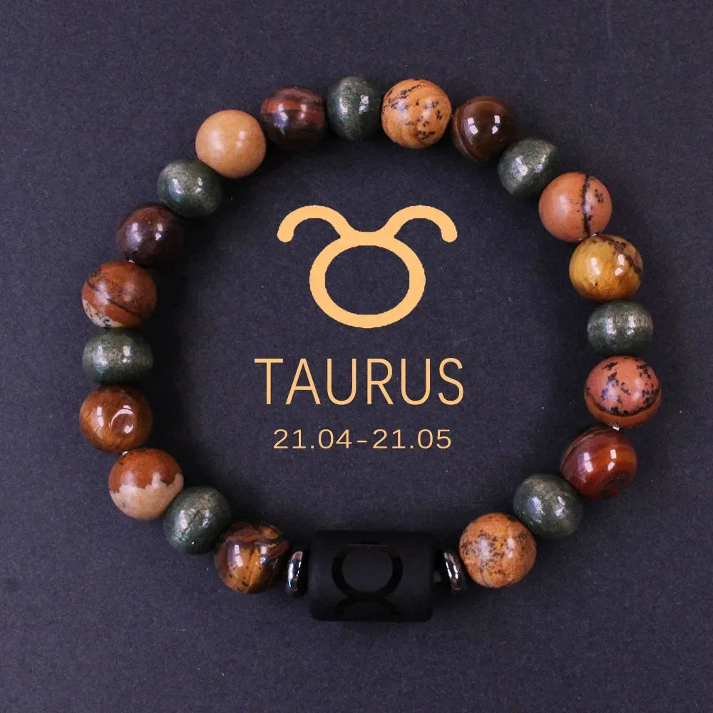 ✨ Boho Natural Stone Tiger’s Eye Bracelet – Unisex Jewelry for Women & Men – Unique Birthday & Christmas Gift for Boyfriend