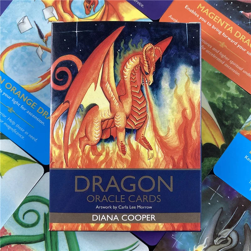 The Dragon Oracle Cards Tarot – 78-Card Full English Edition for Divination and Spiritual Guidance
