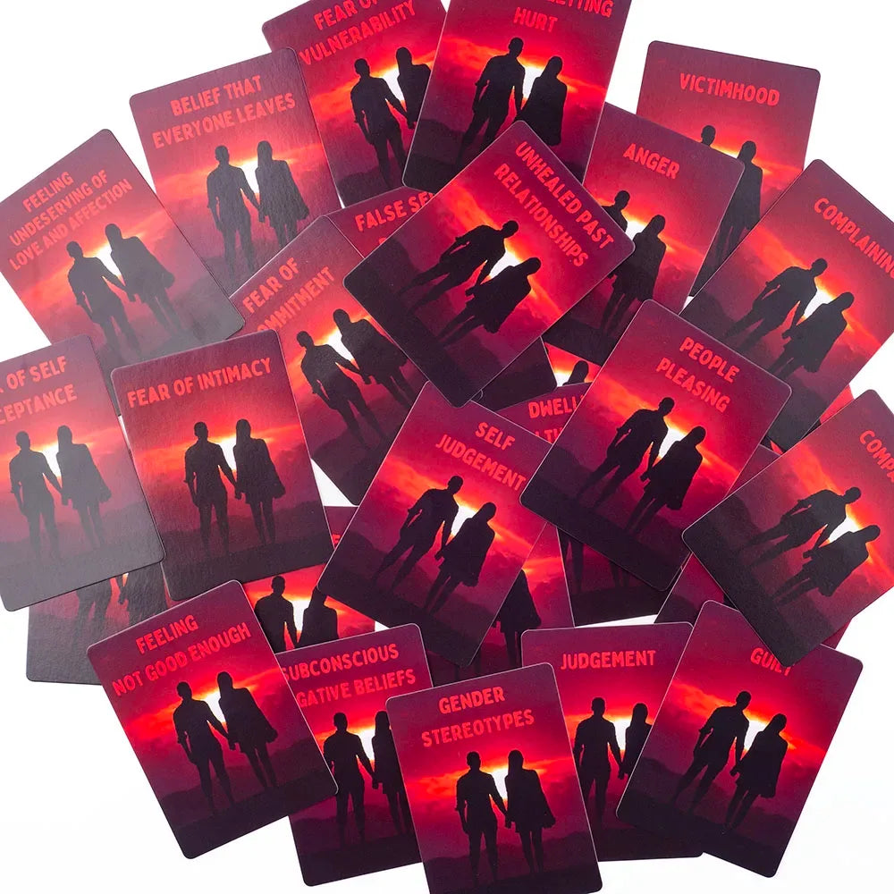 ✨ Blocks to Love Oracle Cards - 64 Tarot Cards for Soulmate Connections and Romantic Insights, Relationship Board Game