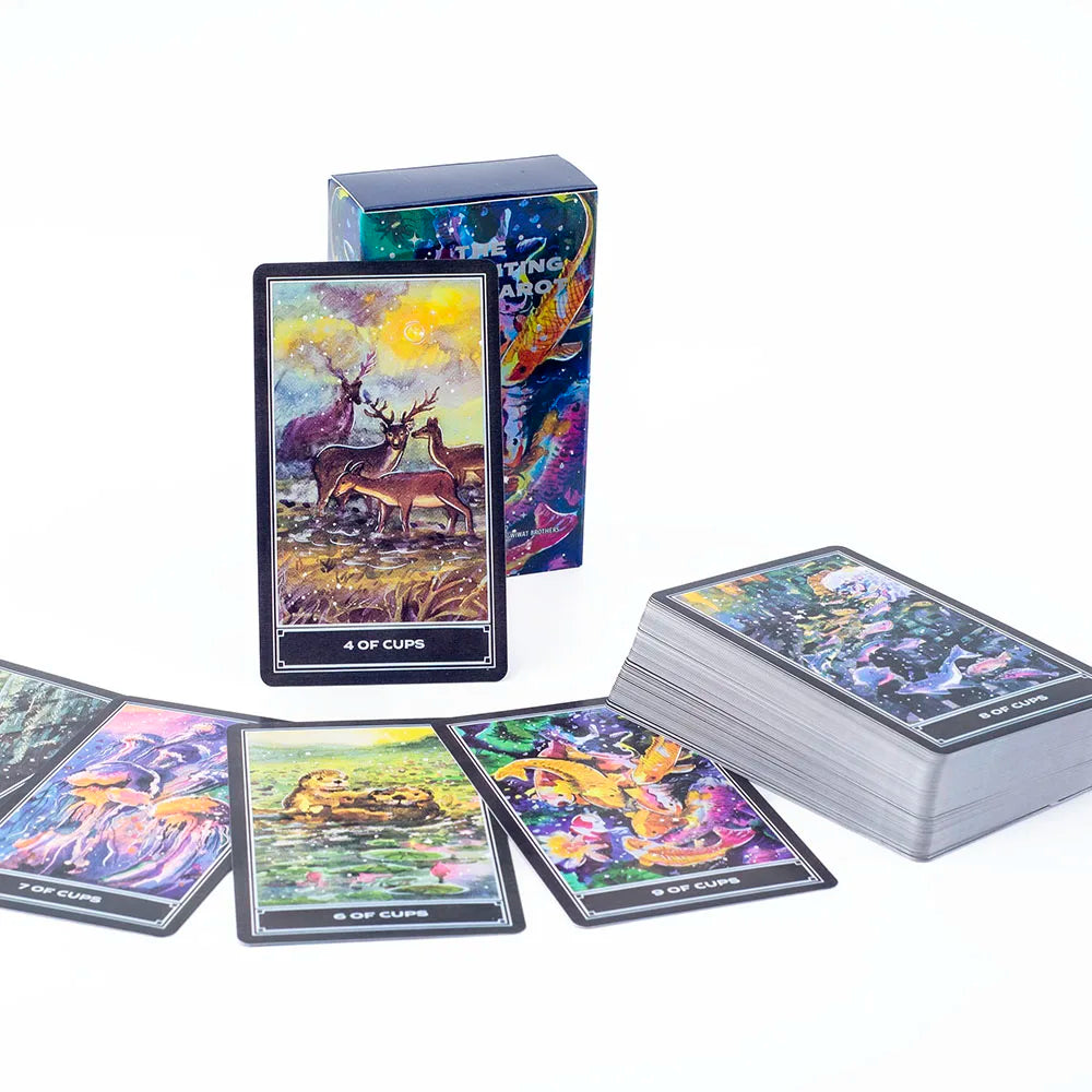 The Enchanting Earth Tarot 80-Card Deck Divination Edition Nature-Inspired Board Game for Intuitive Guidance and Self-Discovery