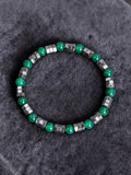 ✨ Hematite & Turquoise Bracelet – Geometric Irregular Natural Stone Beads – Strength, Confidence & Vigour Crystal Jewelry 2
