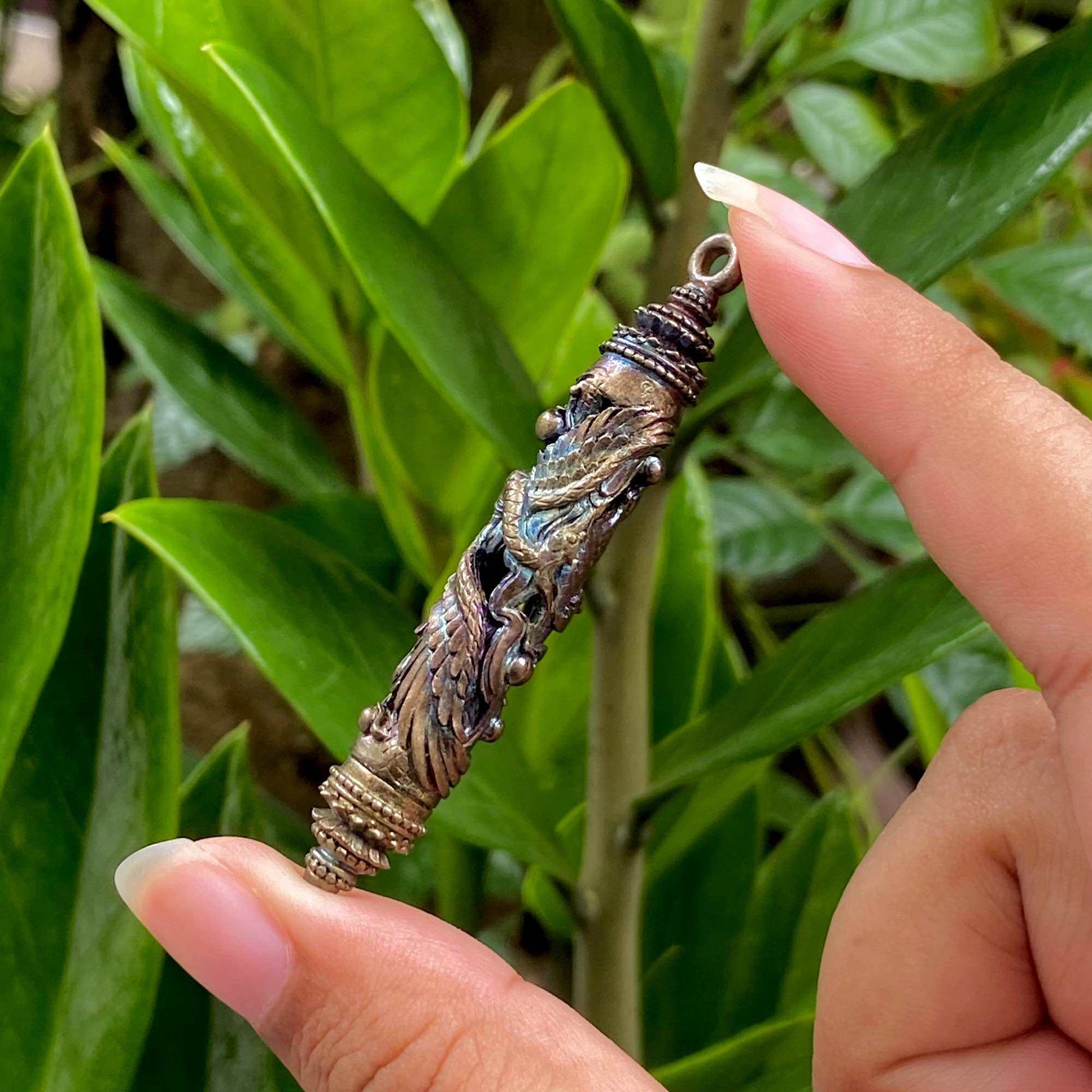 Sacred Takrut Hong Jao Sap - Premium Maha Chanuan Silver Amulet by Kruba Ariyachart, Wat Saeng Kaew Phothiyan 2015 | Ultimate Wealth Magnet & Spiritual Protection Armament