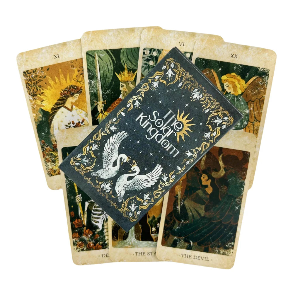 Eighty Eight Games Tarot Deck – Complete 78-Card Oracle Set for Beginners and Family Board Game Divination TT395