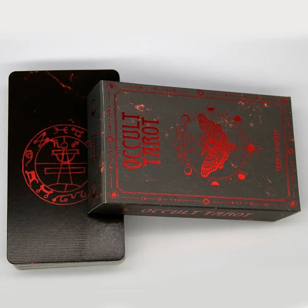 🔮 Solomonic Tarot & Oracle Deck – 78 Cards Inspired by Ancient Magickal Grimoires for Family Divination and Board Game Fun