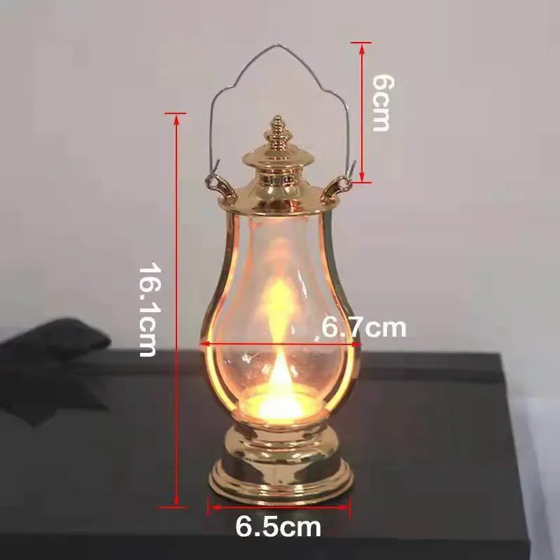 🕯️ LED Retro Oil Lamp with Spiritual Fortune – Cozy Ambiance & Safe Lighting | Free Shipping