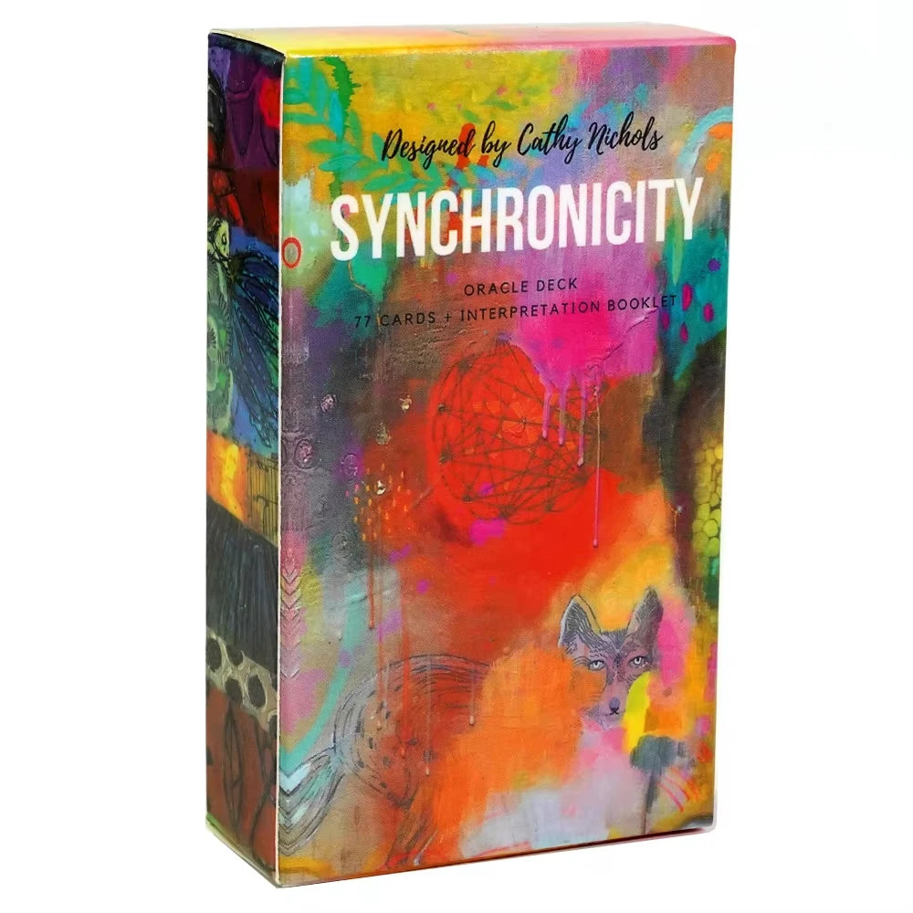 Synchronicity Oracle Deck – 78 Cards for Tarot Learning, Fortune Telling & Divination Tools for All Skill Levels