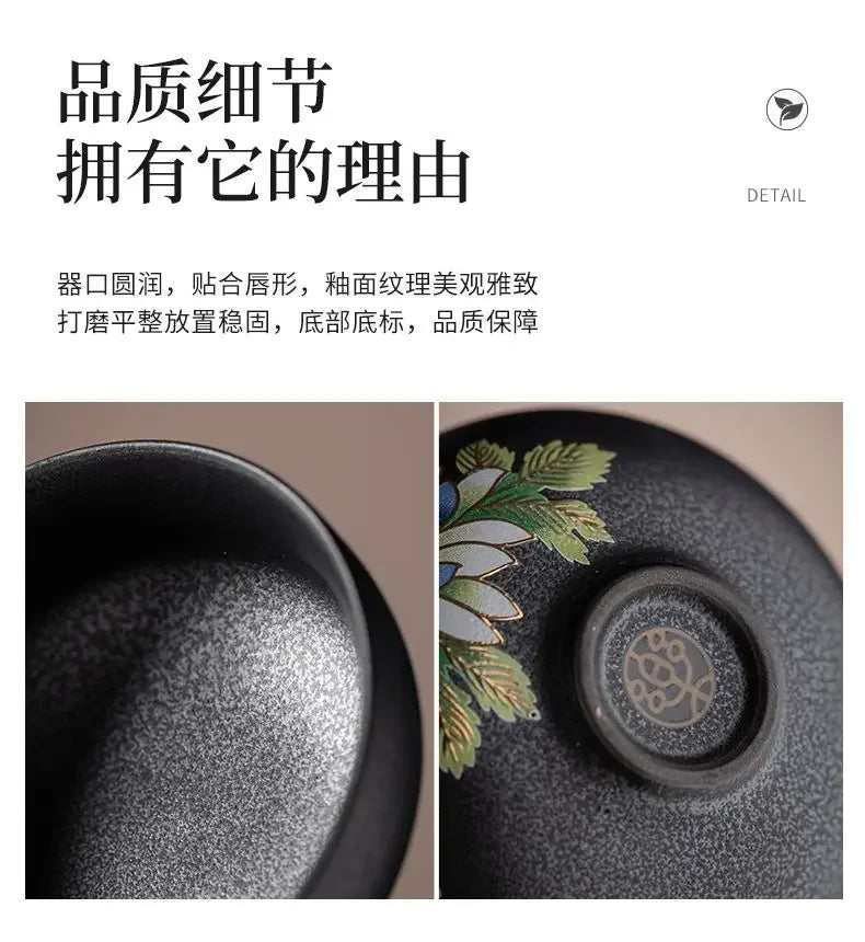 🍵 180ml Japanese-Style Ceramic Master Mug – Simple, Elegant Jilan Tea Bowl for Everyday Use | Free Shipping