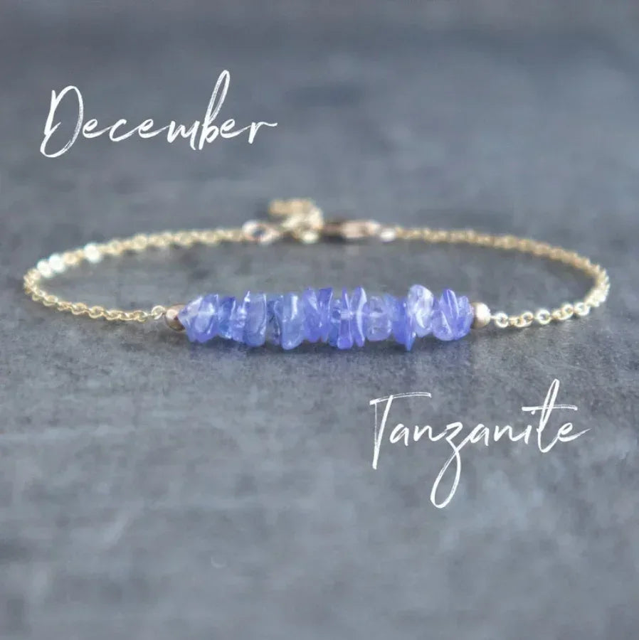 ✨ Raw Moonstone & Raw Black Tourmaline Minimalist Bracelet – Natural Healing Stones for Protection & Balance A10