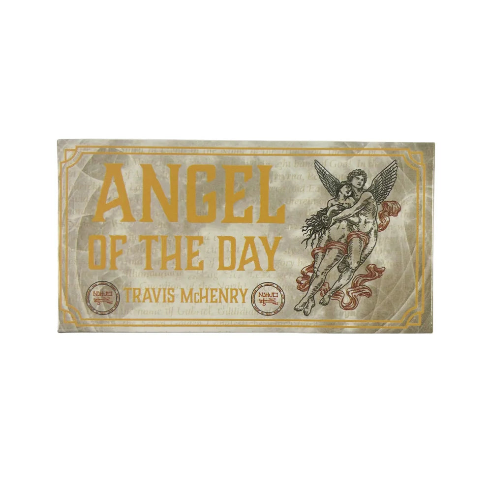 👼 Angel of The Day Oracle – Inspirational 40-Card Deck Featuring Angelic Guidance from Shem HaMephorash, Perfect for Beginners and Social Divination Games