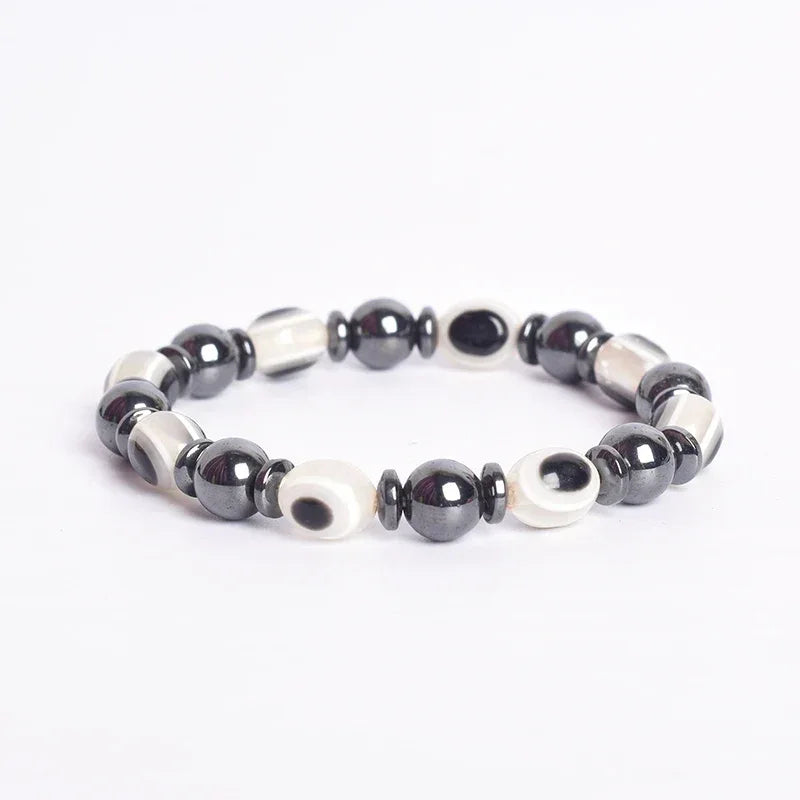 ✨ Bohemian Therapeutic Magnetic Hematite Bracelet – Homme Body Slimming & Weight Loss Health Care Jewelry – Couple Bangle Gift for Women 8